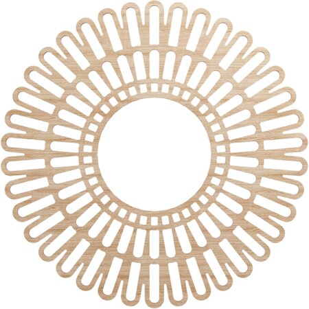 Ekena Millwork Cornelius Wood Fretwork Pierced Ceiling Medallion, Alder, 30"OD x 11 1/8"ID x 1/4"T CMWP30X0250CRAL
